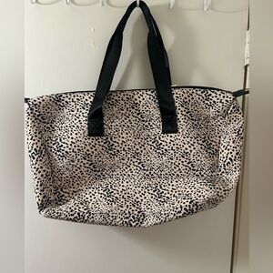 Mali Lili Signature Leopard Print Weekender Bag
